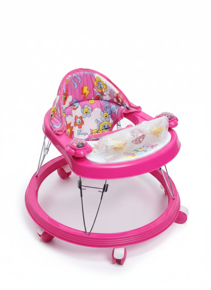 Smile Baby Walker Melody - Pink & White