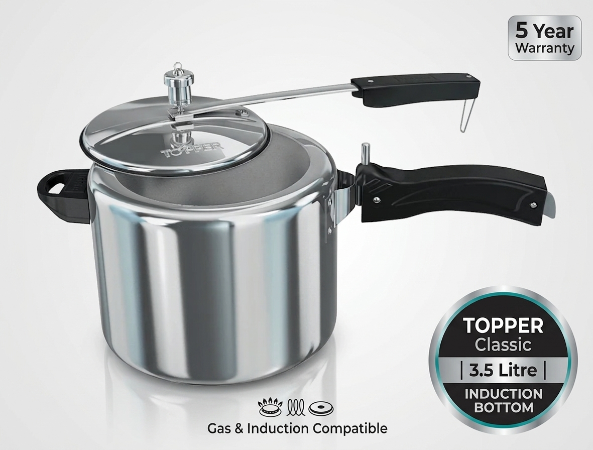 TPR Classic Pressure Cooker 3.5 Litre (Induction Bottom)